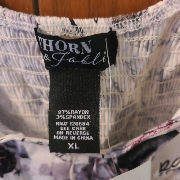 NWT Thorne & Fable Crop Top - Picture 4 of 4